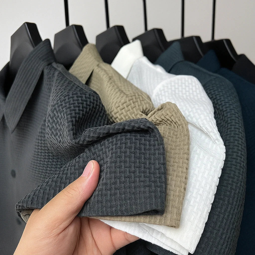 レンズミ | テックフレックス™ プレミアムポロシャツ – 1つ購入で2つ受け取り