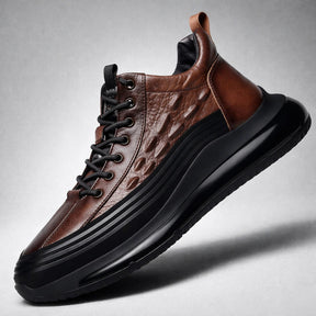 レンズミ | Scarpe casual da uomo con stampa coccodrillo e cuscinetto d’aria (stile italiano)